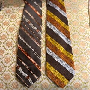 2 Vintage Neck Ties